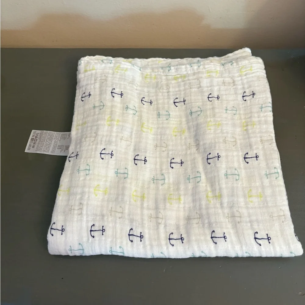 Set of 5 Muslin Baby Swaddle Blankets - Picture 5 of 8